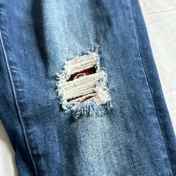 Kancan distressed denim jeans size 29 stretch - Picture 2 of 7